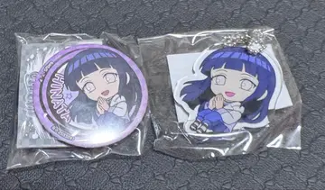 NARUTO 캔뱃지 아크릴 키링 히나타