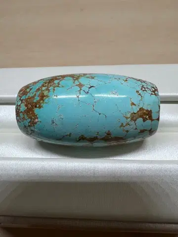 문완당: 원광 터키석 배럴 비즈