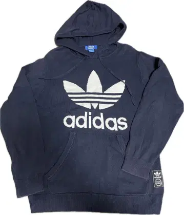 adidas 니트 후드티 M 사이즈 네이비