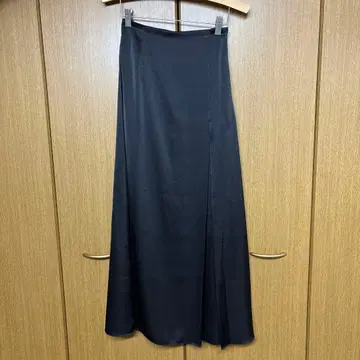 hinari 롱 플레어 스커트 블랙 프리 사이즈