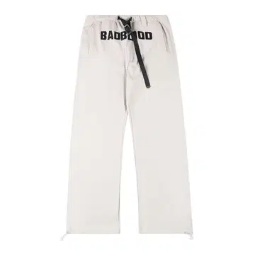 BADBLOOD 화이트 조거 팬츠