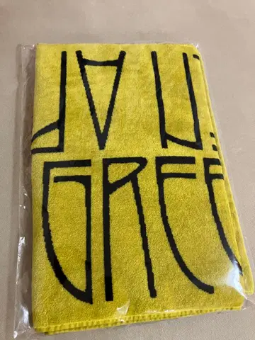 1회 공연만 사용 새상품급 미세스 그린애플 바벨탑 로고 타월