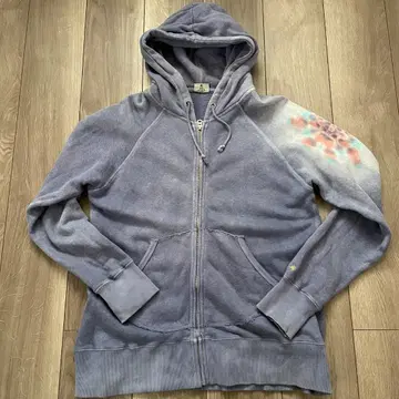 GO HEMP 고헴프 만다라 염색 집업 후드티 블루 M