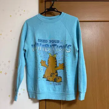 구제 의류 가필드 트레이닝복 스카이블루