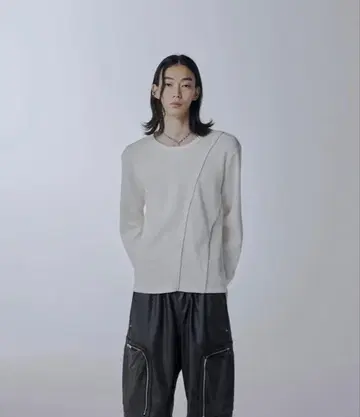 젠트 루이 집 써멀 롱T 니트 [노와 착용]