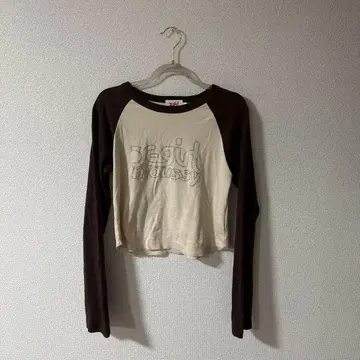 X-girl moussy 콜라보 롱 T