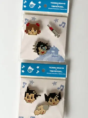 테즈카 오사무 핀 배지 [블랙 잭] [철완 아톰] 3Coins 콜라보