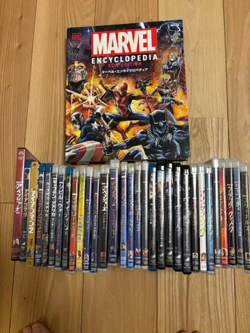 마블 DVD 블루레이 세트 캐릭터 백과사전