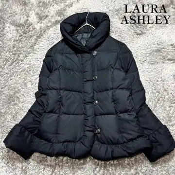 로라 애슐리 다운 자켓 숄카라 플레어 L 상당 새상품급