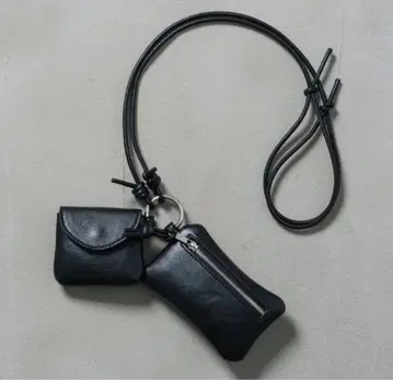 EVOL 멀티 미니 숄더백 파우치 블랙