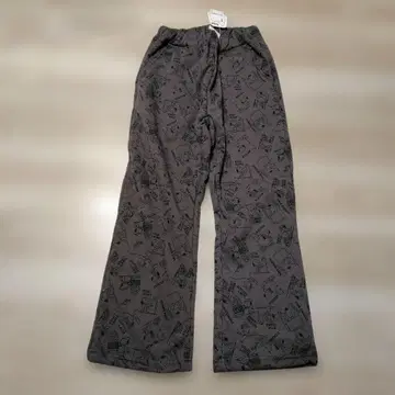 스누피 패턴 캐주얼 팬츠 속기모