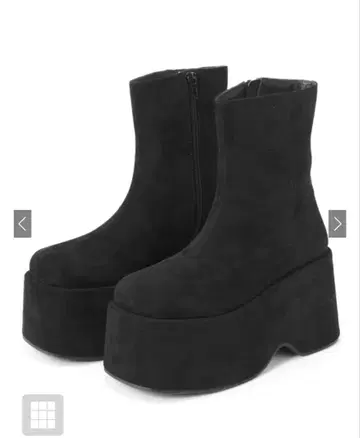 GRL 그레일 스웨이드 통굽 부츠 zr1140 23.5