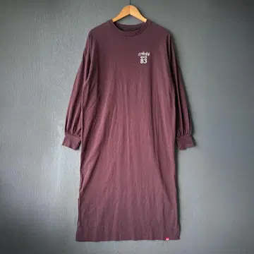 맨해튼 포티지 맨투맨 긴팔 롱 원피스