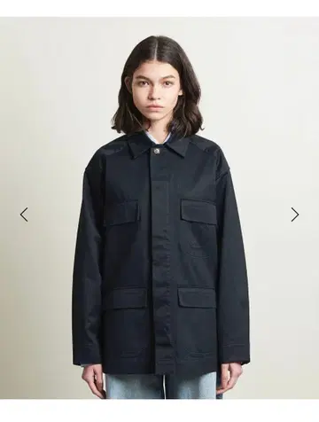 ATTISESSION 코튼 워크 자켓