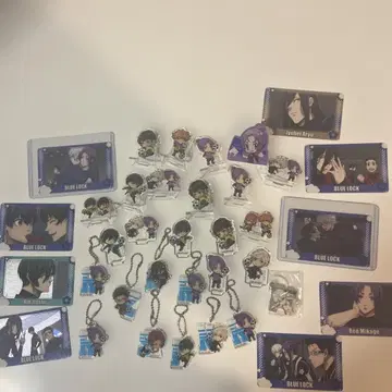 블루 록 아크릴 키링 세트