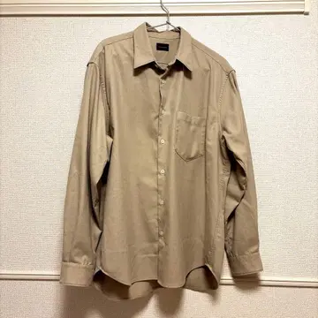 TR 플란넬 저스트 루즈 레귤러 카라 셔츠 [ L 사이즈 ]