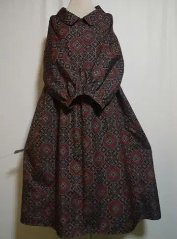 기모노 리메이크/돌먼 소매/카라 원피스 사이즈 LL~3L