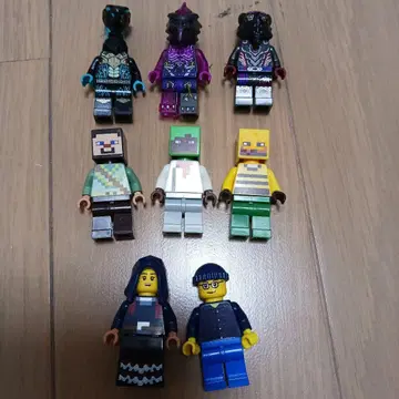 마인크래프트 닌자고 캐릭터 미니 피규어 8개 세트