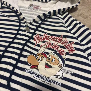 캡틴 산타 후드티 보더 '80 빈티지