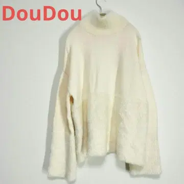 DouDou 두두 하이넥 샤기 니트