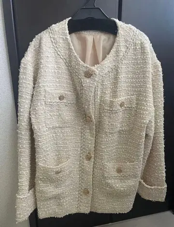 스나이델 오버 사이즈 트위드 자켓