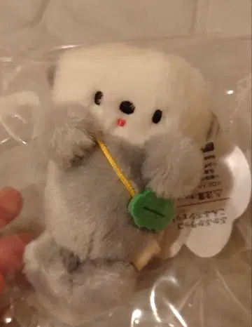 니코야마 포케 푸카푸카 라코 콤부 미니백 봉제 인형 그레이 2