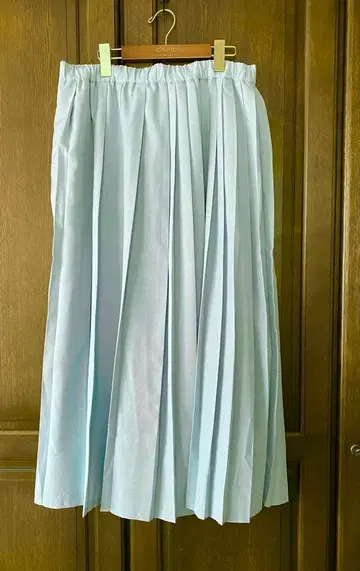 써니클라우드 비대칭 플리츠 스커트 (여성용) 민트 LL