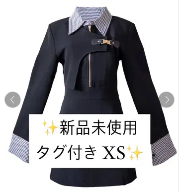 Randy 비대칭 버클 하운드 원피스