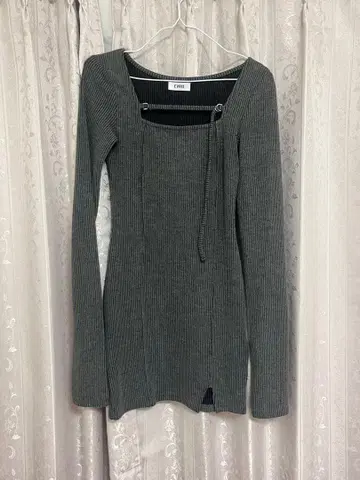 EVRIS 니트 미니 원피스