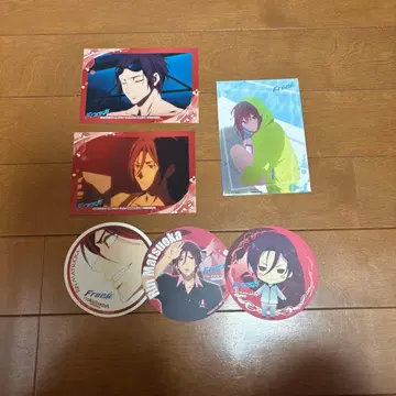 Free! 마츠오카 린 브로마이드 코스터 세트
