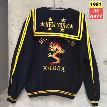 80s US NAVY 수베니어 자켓 TEAM SPIRIT