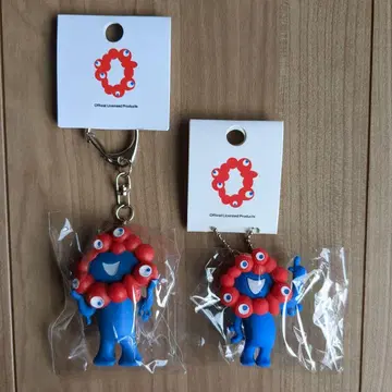 오사카 간사이 만박 2025 미야쿠미야쿠 expo 입체 키링 PVC 2개