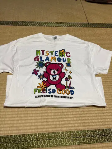 HYSTERIC GLAMOUR 컬러풀 곰 T셔츠