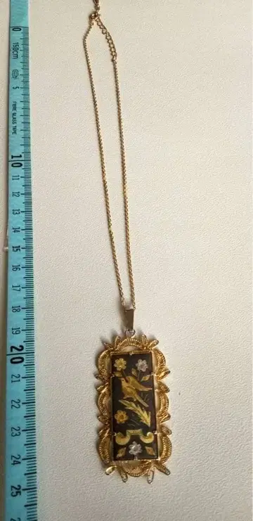 80 꽃과 새 디자인 목걸이