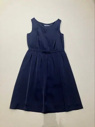 원피스 드레스 네이비 쿠미쿄쿠 KUMIKYOKU 깔끔한 포멀 심플