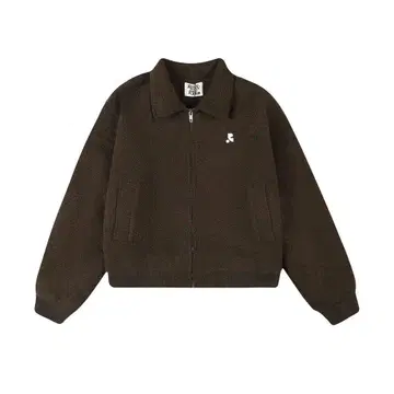 Rest&recreation 다크 브라운 플리스 자켓