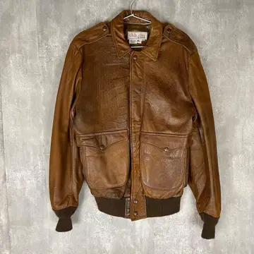 [ USA ] club elite by BROOKS 가죽 플라이트 자켓