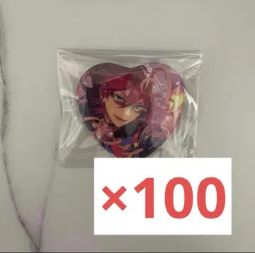 앙스타 화이트데이 캔뱃지 하트 사에구사 이바라