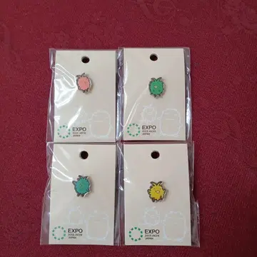 EXPO 2005 아이치 핀 배지 4종 세트