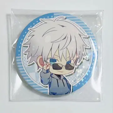 주술회전 마루이 출장소 트레이딩 캔뱃지 후드티 Ver 고죠 사토루