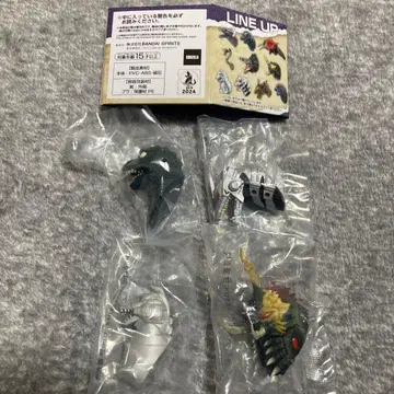 고질라 제일복권 몬스터 헤드 마그넷 4종