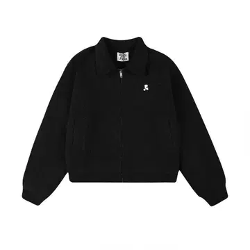 Rest&recreation 블랙 플리스 집업 자켓