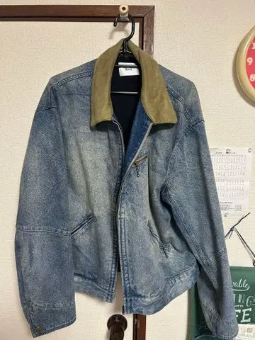 bleme 집업 데님 자켓