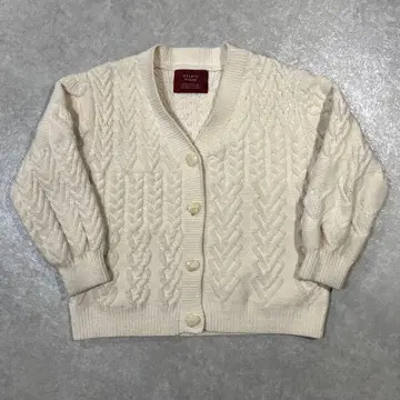 gelato pique 가디건 니트 아이보리 화이트