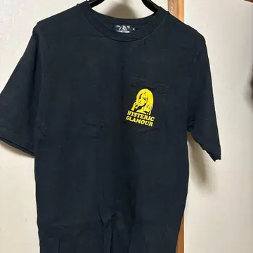 HYSTERIC GLAMOUR 백 프린트 T셔츠 M사이즈 블랙