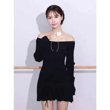 EATME 개더 니트 원피스