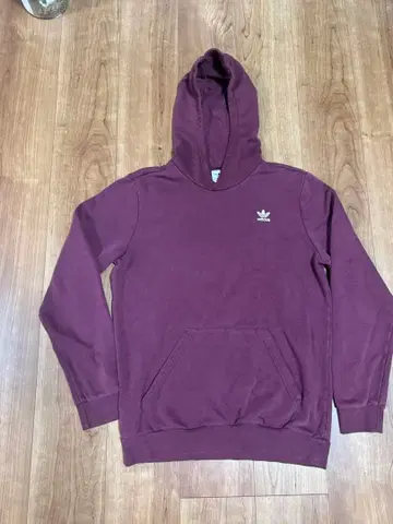 adidas 퍼플 후드티 맨투맨 셋업 L 여성용