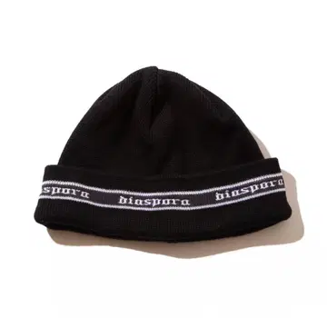 Diaspora 자수 안감 로고 비니 블랙