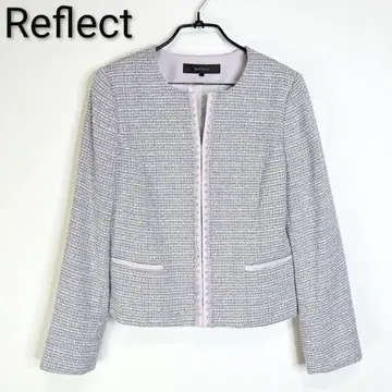 Reflect 트위드 자켓 핑크