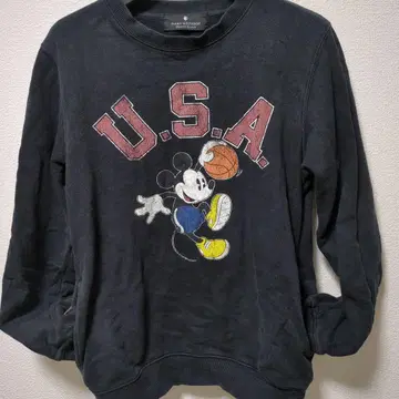 nano-universe 미키마우스 맨투맨 S 사이즈